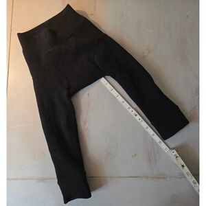 Wollybottoms wool interlock longies  USA made Size Medium Toddler Black joggers